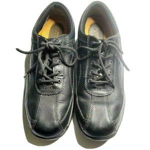 G.H. Bass Earth Comfort Oxfords Black Mens Leather Comfort Shoes Size US 9.5